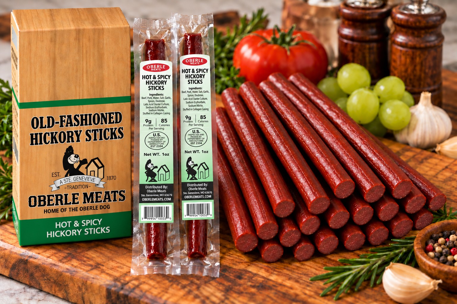 Hot and Spicy Hickory Sticks (10 pack)